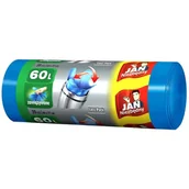 Worki na śmieci - Jan Niezbędny Worki HD Easy-pack niebieski 60l 20szt ZZAJAN037 - miniaturka - grafika 1