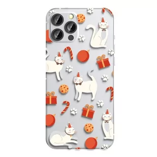 Forcell Futerał Winter 21 / 22 do iPhone 12 Pro Max Christmas Cat - Etui i futerały do telefonów - miniaturka - grafika 1