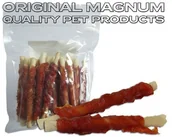 Przysmaki dla psów - Magnum Patyczki Ze Skóry Bydlęcej Z Kaczką 250G - miniaturka - grafika 1
