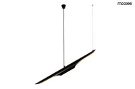 Lampy sufitowe - Wisząca lampa Conteo MSE010100325 ścięta tuba czarna złota - miniaturka - grafika 1