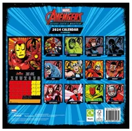 Kalendarze - Avengers - kalendarz 2024 - miniaturka - grafika 1
