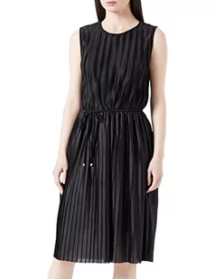 ONLY Onlelema S/L Plisse Dress Box JRS sukienka dżersejowa, czarny, XS - Sukienki - miniaturka - grafika 1