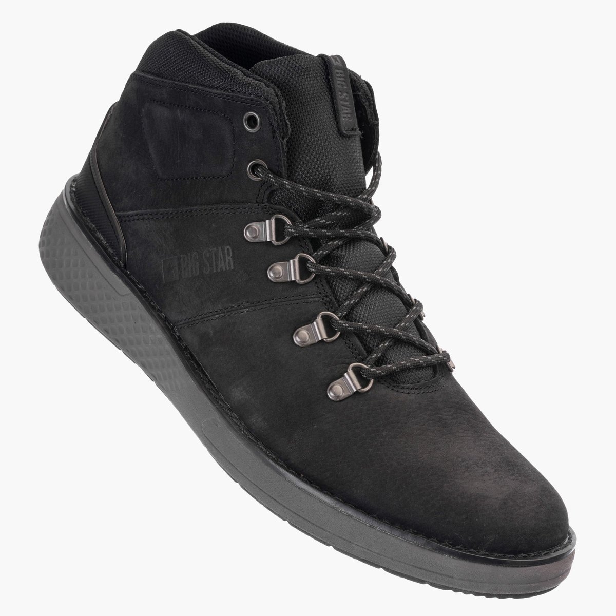 Buty Męskie BIG STAR Trzewiki GG174490 Czarny 43