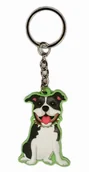 Breloki - Brelok do kluczy z psem Pies Amstaff - miniaturka - grafika 1