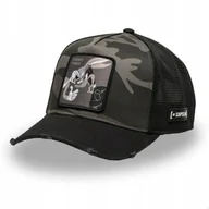 Czapki i chusty sportowe męskie - Czapka z daszkiem Capslab Looney Tunes Daffy Duck Bugs Bunny Trucker - CL/LOO11/1/PCT/BD - miniaturka - grafika 1