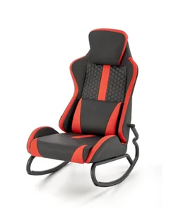 Fotel gamingowy GAMER czarno/czerwony - Fotele gamingowe - miniaturka - grafika 1
