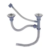 Syfony - Leziter Syfon do zlewozmywaka 2-komorowego - miniaturka - grafika 1