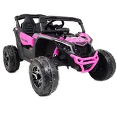 Pojazdy elektryczne dla dzieci - Oryginalny Can-am Maverick Na Akumulator 800 W Różowy, Pełne Wyposażenie /dk-ca003 - miniaturka - grafika 1
