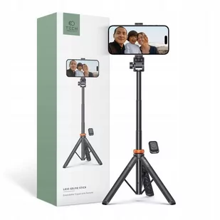TECH-PROTECT L03S WIRELESS SELFIE STICK TRIPOD BLACK - Selfie stick - miniaturka - grafika 1