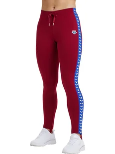 Arena Legginsy sportowe w kolorze czerwonym - Spodnie sportowe damskie - miniaturka - grafika 1