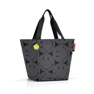 Torebki damskie - Torba SHOPPER M, smiley® grey, Reisenthel - miniaturka - grafika 1