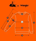 Bluzy damskie - Wrangler RELAXED SWEATSHIRT luźna bawełniana bluza damska nietoperz S - miniaturka - grafika 1