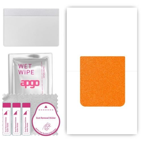 folia naklejka skórka strukturalna na TYŁ do Motorola Razr+ Plus 2023 - Pomarańczowy Pastel Matowy - apgo SKINS