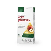 Odchudzanie i oczyszczanie - Ocet Jabłkowy 650 mg 60 kapsułek MEDICA HERBS - miniaturka - grafika 1