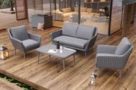 Meble ogrodowe - Oltre Meble ogrodowe MONZA royal szare - miniaturka - grafika 1