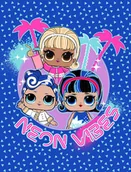 Koce i narzuty dla dzieci - LOL Surprise Koc LOL Surprise 130x70cm 3Y39BJ 3Y39BJ SAM  One size - miniaturka - grafika 1