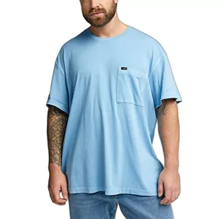 Lee Męski t-shirt z kieszeniami, Ice Blue, rozmiar S, niebieski (Ice Blue), S - Koszulki męskie - miniaturka - grafika 1