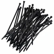 Inne mocowania - Opaska zaciskowa czarna, odporna na UV, trytka 2,5x200mm, pakiet 100 szt. - miniaturka - grafika 1