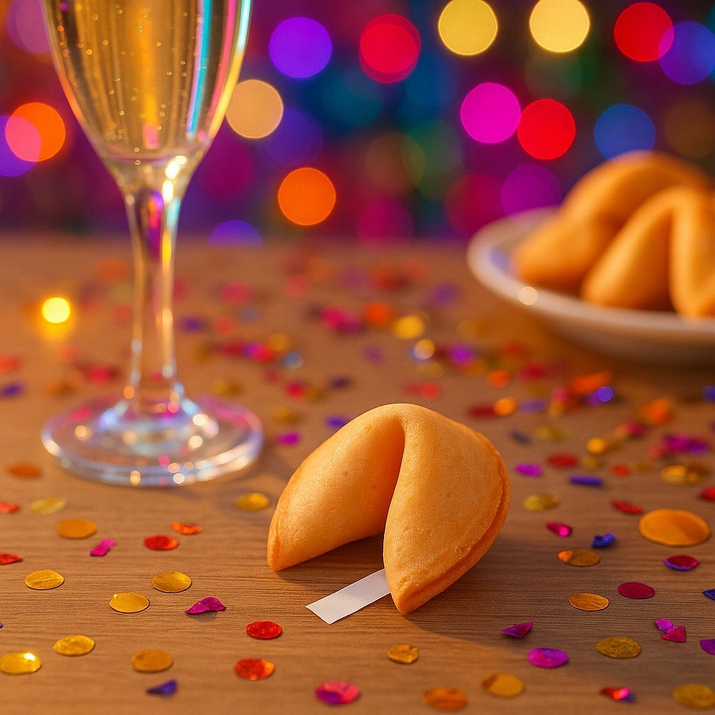 Ciasteczka z wróżbą na Andrzejki - zestaw 10 sztuk 60g