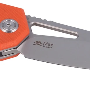 Nóż składany Kubey Knife New Vagrant Orange G10, Sandblast AUS-10 (KU291D) - Noże - miniaturka - grafika 8
