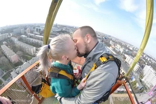 Bungee jumping kraków Skok na Bungee dla Dwojga z filmowaniem w Krakowie - Vouchery - miniaturka - grafika 1