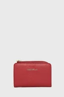 Portfele - Coccinelle portfel skórzany kolor bordowy - miniaturka - grafika 1