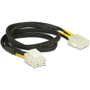 Delock Kabel zasilający PRZEDŁUŻACZ KABLA ZASILAJĄCEGO EPS M 2X4 PIN -EPS F 8PIN (83653) - Kable komputerowe i do monitorów - miniaturka - grafika 1