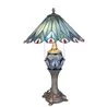 Clayre & Eef Lampa Tiffany stołowa duża 8 5LL-5829M - Lampy stojące - miniaturka - grafika 1