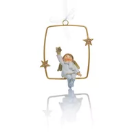 Bombki - Zawieszka na choinkę | ozdoba choinkowa | Aniołek dziewczynka | zawieszka do okna| Kolekcja Favola | bożonarodzeniowa dekoracja - miniaturka - grafika 1