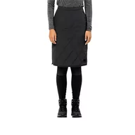 Spódnice - Damska spódnica ocieplana Jack Wolfskin WANDERMOOD SKIRT W black - S - miniaturka - grafika 1