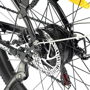 Rower trekkingowy Touroll J1 z silnikiem 250W, kołami 27,5 cali, baterią 561,6Wh, zasięgiem 100km - Rowery - miniaturka - grafika 11