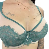 Biustonosze - Biustonosz Miękki Lanny Mode Linda , ZIELONY 90D - miniaturka - grafika 1