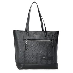 Pepe Jeans Sprig Portfele Casual Wykonane ze sztucznej skóry od Joumma Bags, Czarny (Black), Talla única, torba tote - Torebki damskie - miniaturka - grafika 1