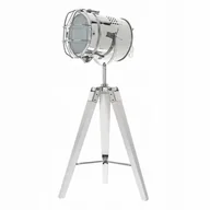 Zabawki zręcznościowe - Lampa podłogowa stojąca trójnóg tripod biała 67cm - miniaturka - grafika 1