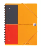 Szkolne artykuły papiernicze - Oxford Kołonotatnik Meetingbook z tagami B5 w linie - pomarańczowy 400080789 - miniaturka - grafika 1