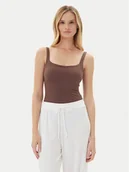 Body - Guess Body O4BM16 KCDE0 Brązowy Slim Fit - miniaturka - grafika 1