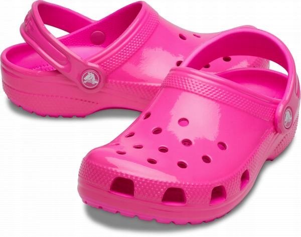 Damskie Buty Klapki Chodaki Crocs Classic Neon Highlighter Clog 38-39