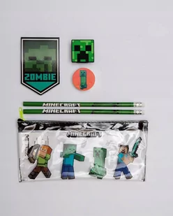 Starpak Ołówek + linijka + temperówka Minecraft ZES112 - Przybory szkolne - miniaturka - grafika 1