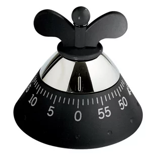 Alessi Kitchen Timer, Czasomierz kuchenny, czarny - Pozostałe akcesoria kuchenne - miniaturka - grafika 2