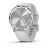 Smartwatch - Garmin vivomove Trend LCD 40 mm Hybrydowy 254 x 346 px Ekran dotykowy Srebrny GPS - miniaturka - grafika 1