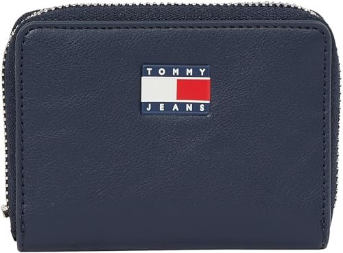 TOMMY JEANS Damski portfel TJW ESS MUST SMALL ZA AW0AW17292 Zip Around Wallet, NIEBIESKI (Dark Night Navy), OS, Niebieski (Dark Night Navy), One Size