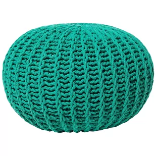 Beliani Puf 50 x 35 cm zielony CONRAD II - Taborety i hokery - miniaturka - grafika 1
