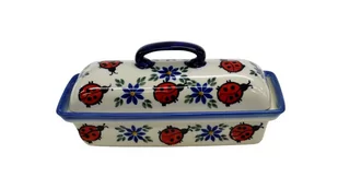 Ceramiczna maselniczka USA Ceramika Bolesławiec - Pozostałe akcesoria kuchenne - miniaturka - grafika 1