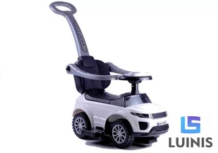 Import LEANToys Jeździk z Pchaczem 614W Biały 2850 - Jeździki dla dzieci - miniaturka - grafika 1