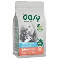 Sucha karma dla psów - OASY ONE ANIMAL PROTEIN Puppy & Junior - Small/Mini - Łosoś 2,5 kg - miniaturka - grafika 1
