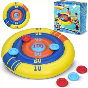 Dmuchana Gra Basenowa Zręcznościowa Tarcza, Frisbee 140 cm Bestway 52566 - Akcesoria do basenów - miniaturka - grafika 1