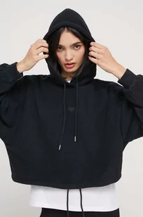 Roxy bluza damska kolor czarny z kapturem gładka - Bluzy damskie - miniaturka - grafika 1