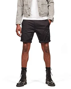 G-STAR RAW Męskie szorty Bronson Straight Chino, czarny (Black 5126-990), 27W Regularny - Spodenki damskie - miniaturka - grafika 1