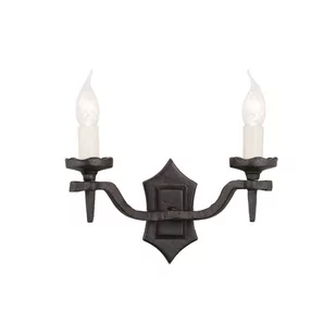 Elstead Lighting redniowieczna lampa ścienna RECTORY 2-punktowa - Lampy ścienne - miniaturka - grafika 1