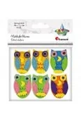 Zabawki kreatywne - naklejki filcowe sowy - miniaturka - grafika 1